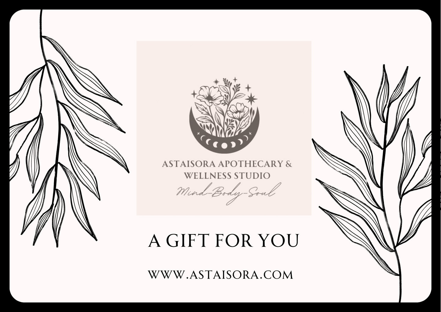 A'staisora Apothecary & Wellness Studio Gift Card